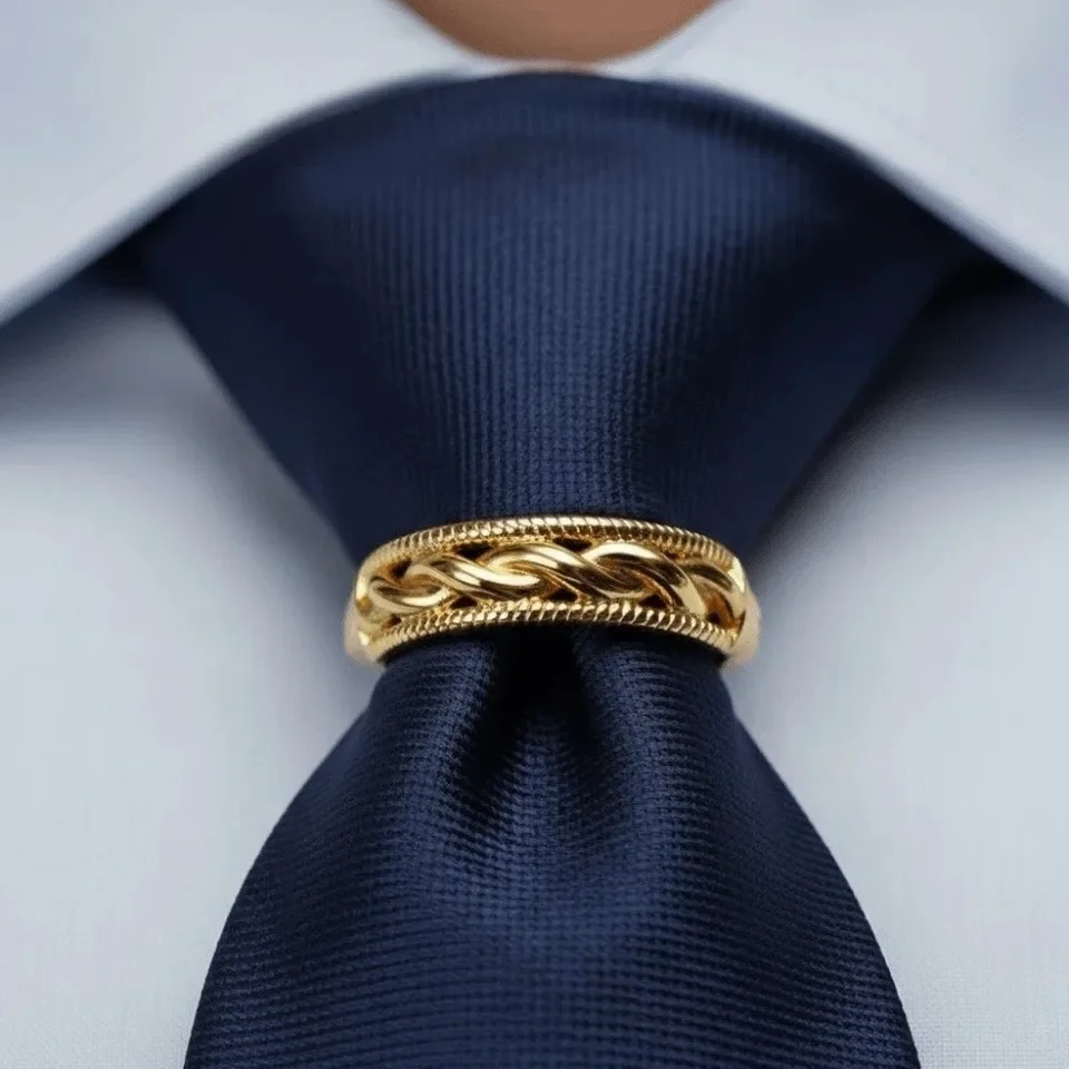 Men'S Accessories With Suits - Creative Alloy D-shaped Tie Buckle Cuff