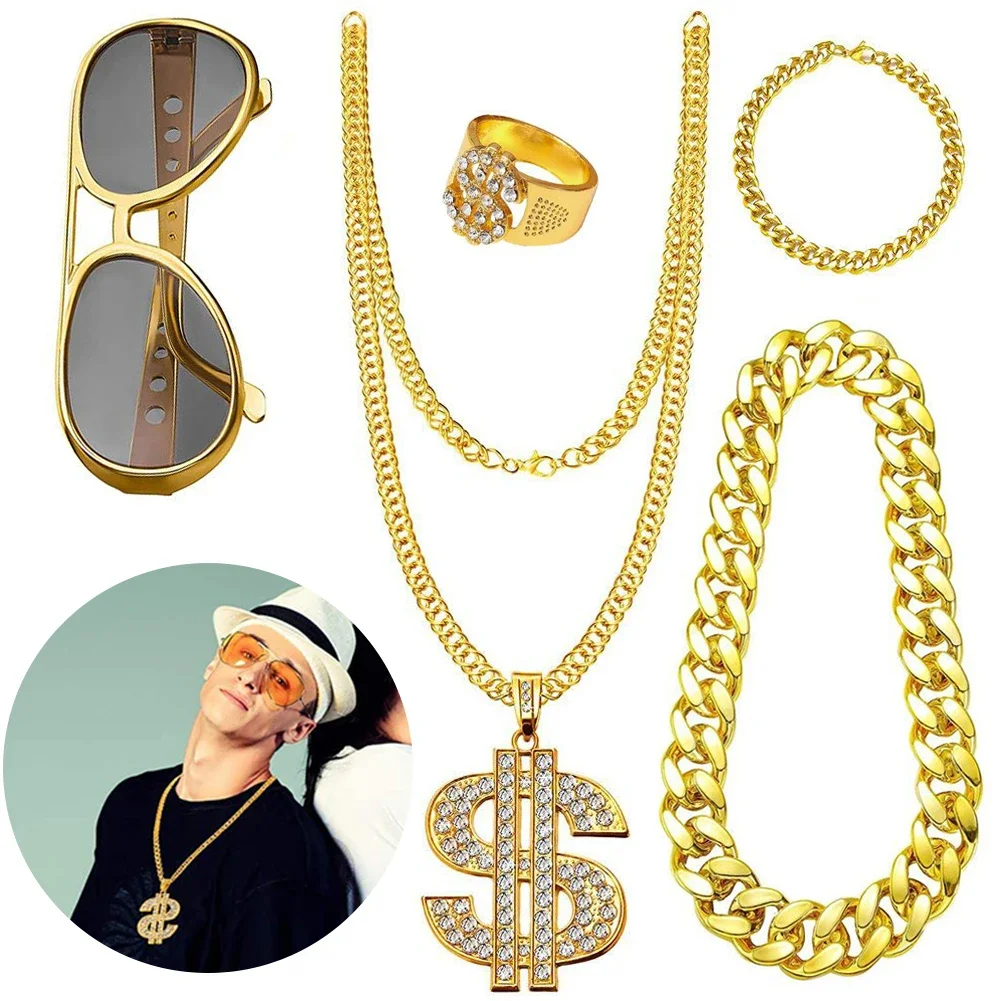 80s 90s Costume Outfit Set Men - огляд і ціна Men'S Accessories In The 80S