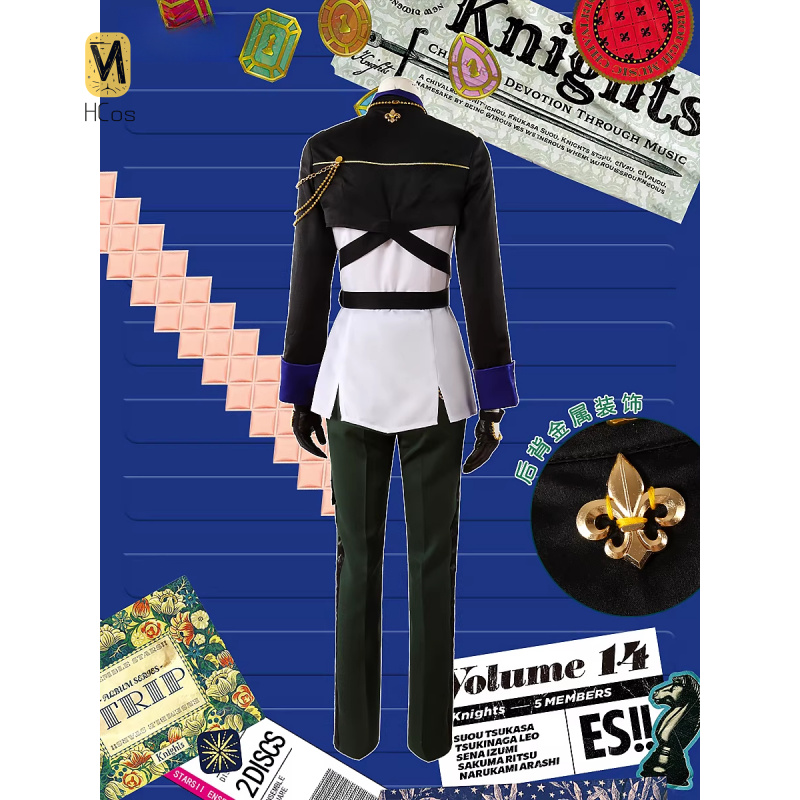 HCos Ensemble Stars knights tr - огляд і ціна Men'S Accessories With Suits
