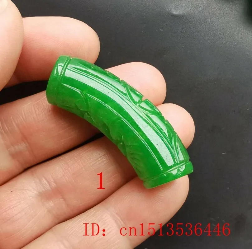 1pc Natural A Green Jade Money - огляд і ціна Men Accessories Jewellery