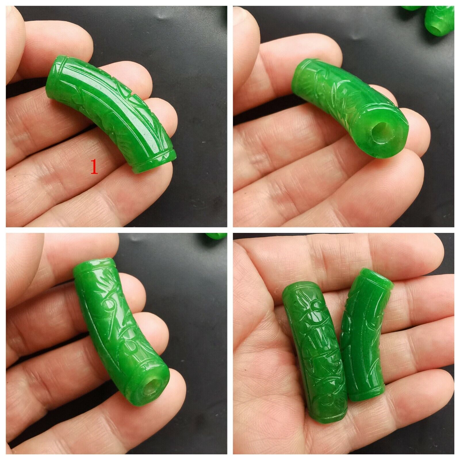 1pc Natural A Green Jade Money - огляд і ціна Men Accessories Jewellery