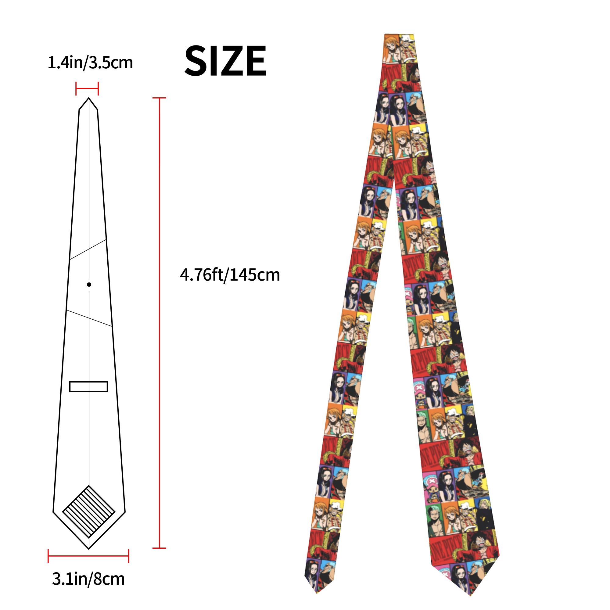 One Manga 80s Piecee Necktie U - огляд і ціна Men'S Accessories In The 80S