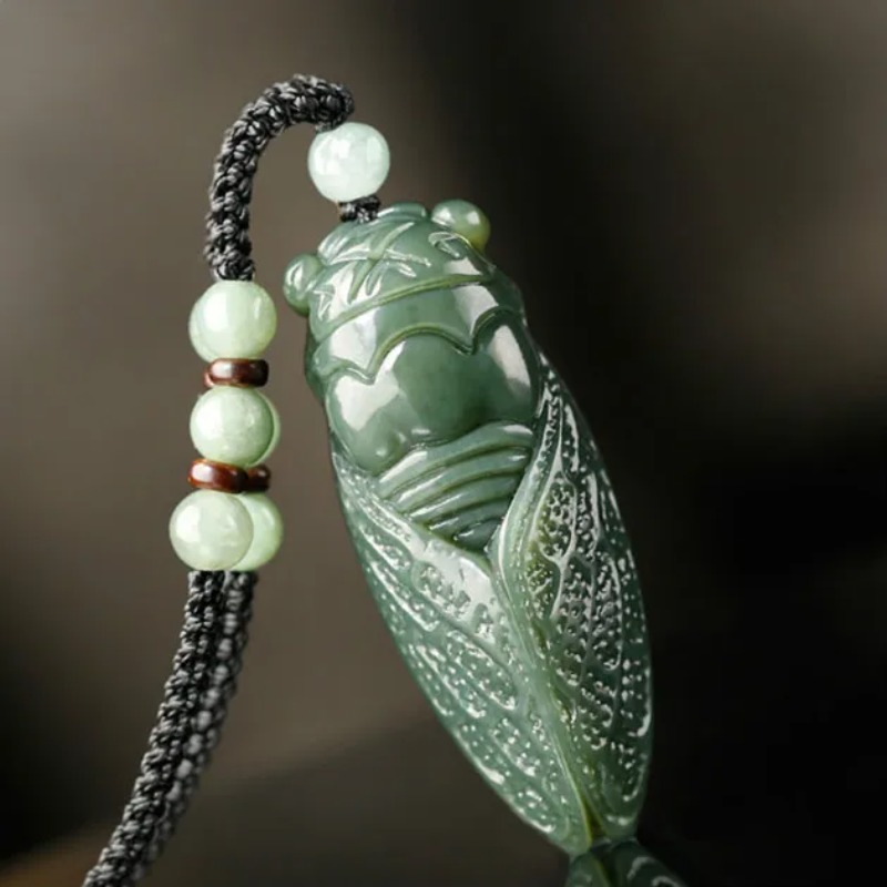 Natural Hetian Jade Cicada Pen - огляд і ціна Men Accessories Jewellery