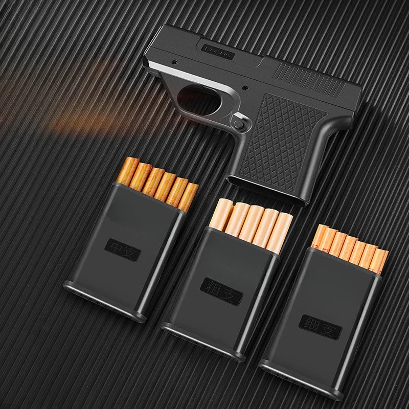 Capacity 10PCS Pistol Style Li - огляд і ціна Lighter Windproof