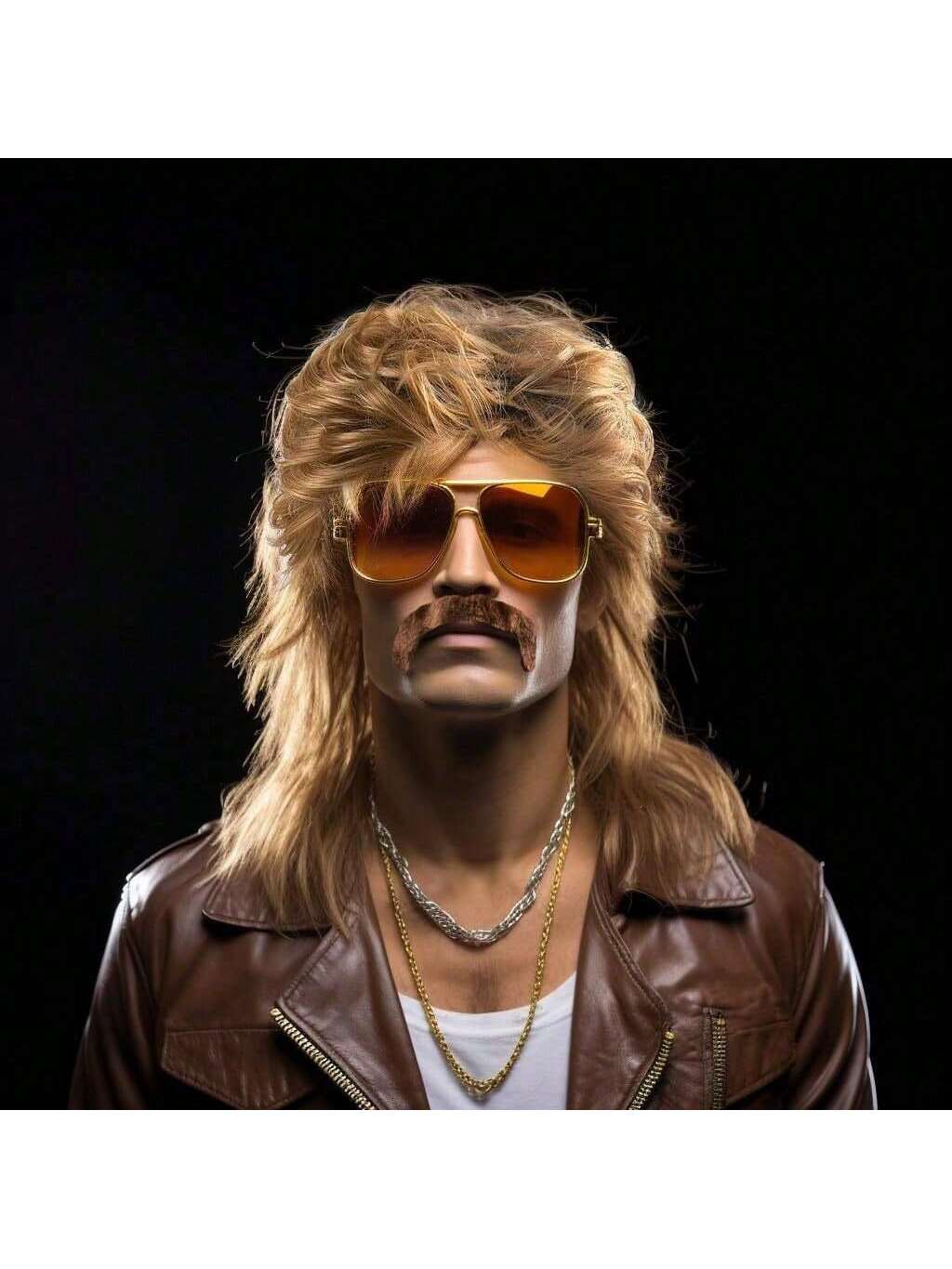 Mullet Wig 80s 90s Outfit Acce - огляд і ціна Men'S Accessories In The 80S