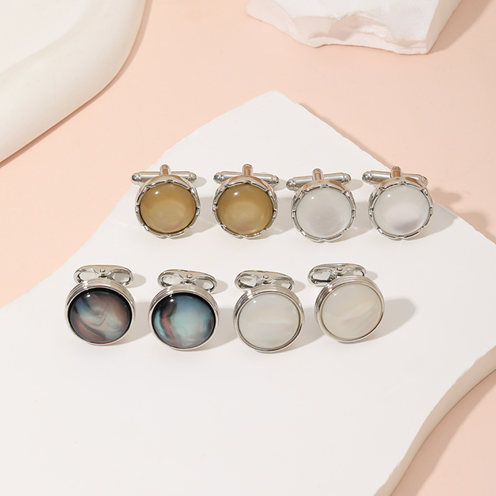 Round Crystal Cufflinks for Me - огляд і ціна Men'S Accessories With Suits