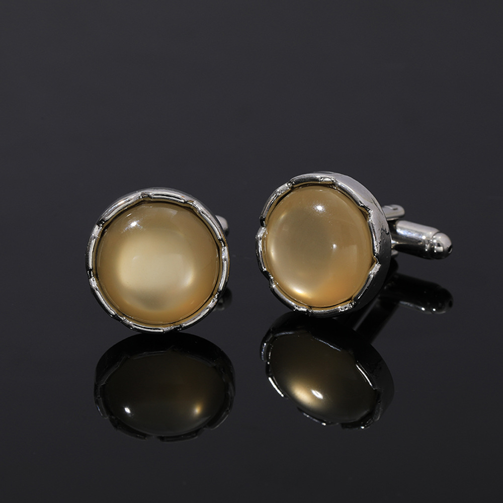 Round Crystal Cufflinks for Me - огляд і ціна Men'S Accessories With Suits