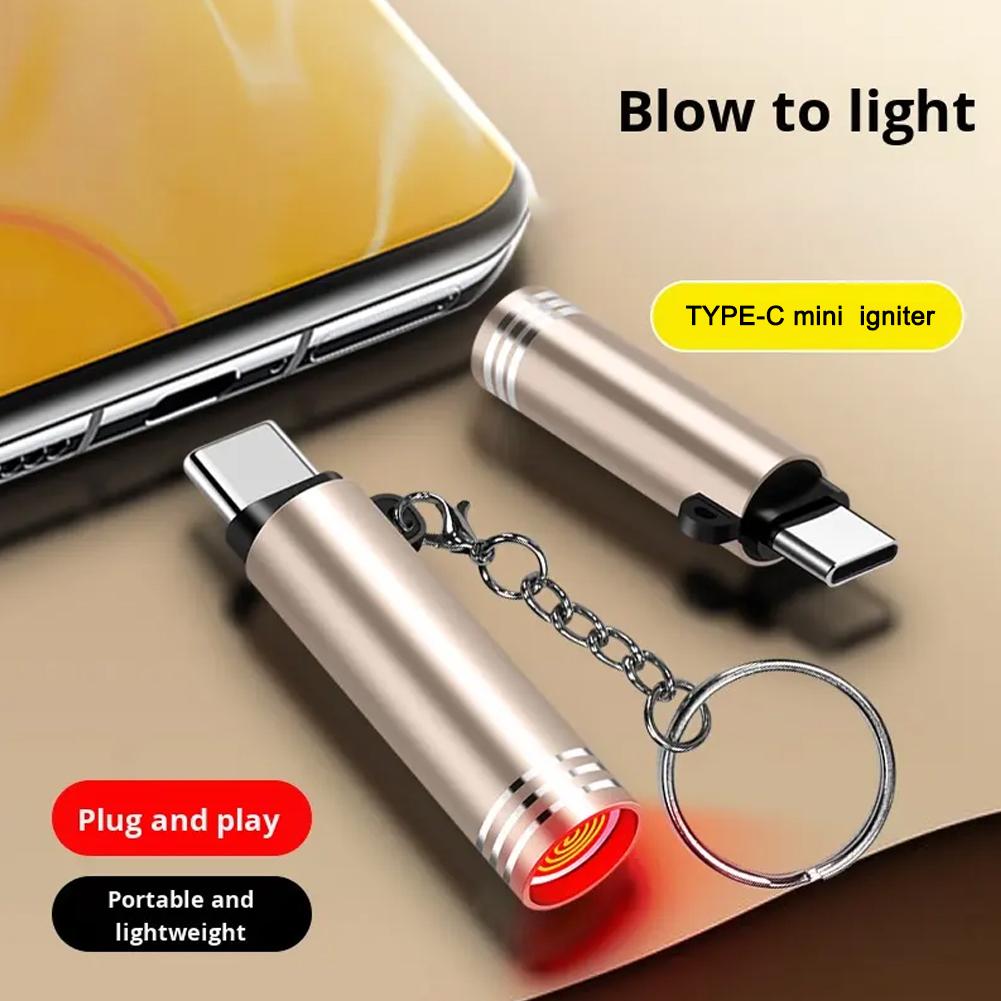 Type C Mini Lighter Blow to Ig - огляд і ціна Lighter Windproof