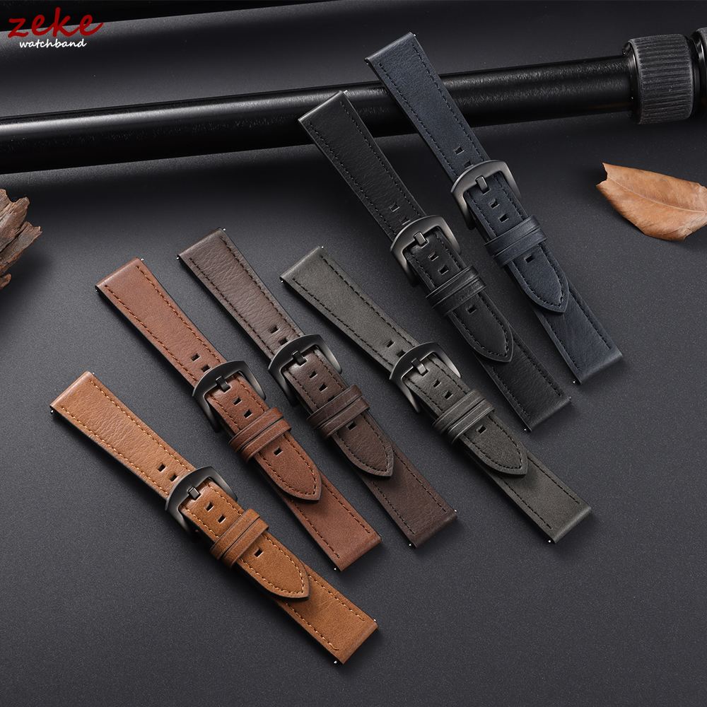 20/22mm Leather Strap Watchban - огляд і ціна Men'S Accessories New Balance