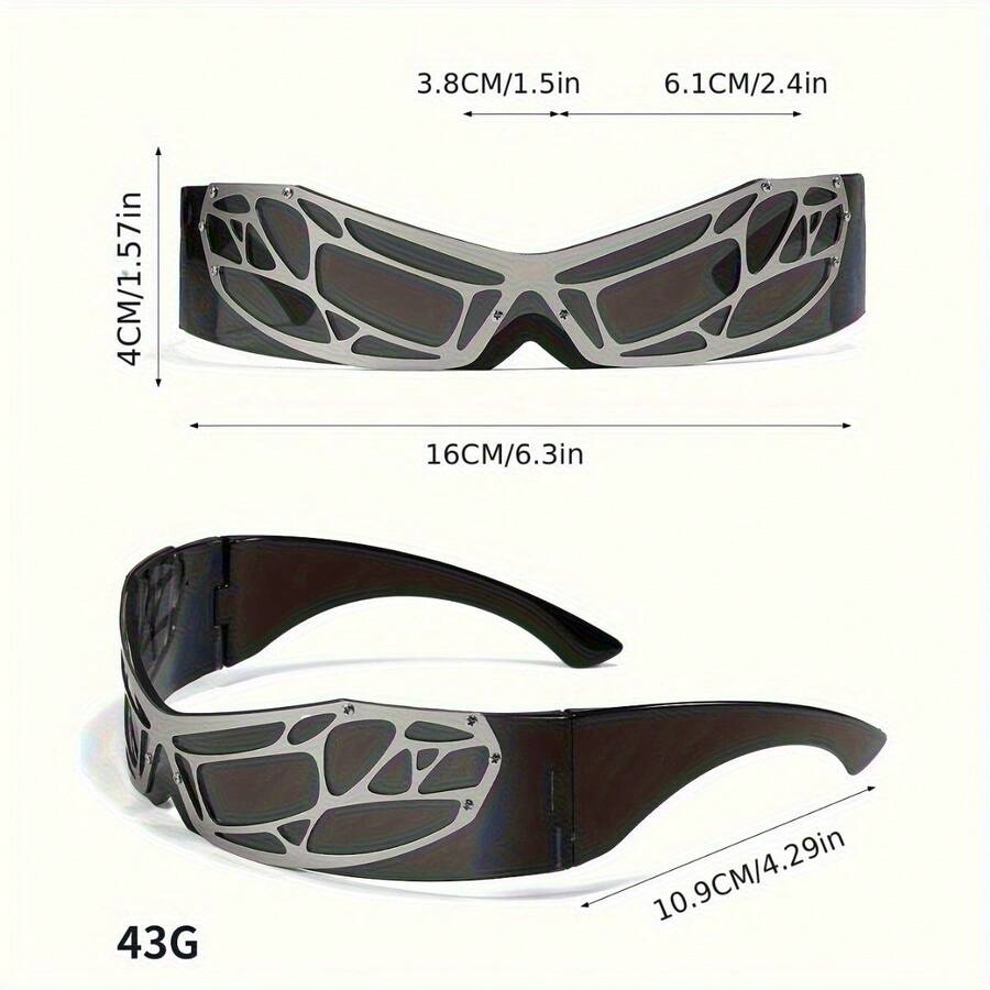 Futurist Punk Hip Hop Sunglass - огляд і ціна Men'S Accessories Fashion