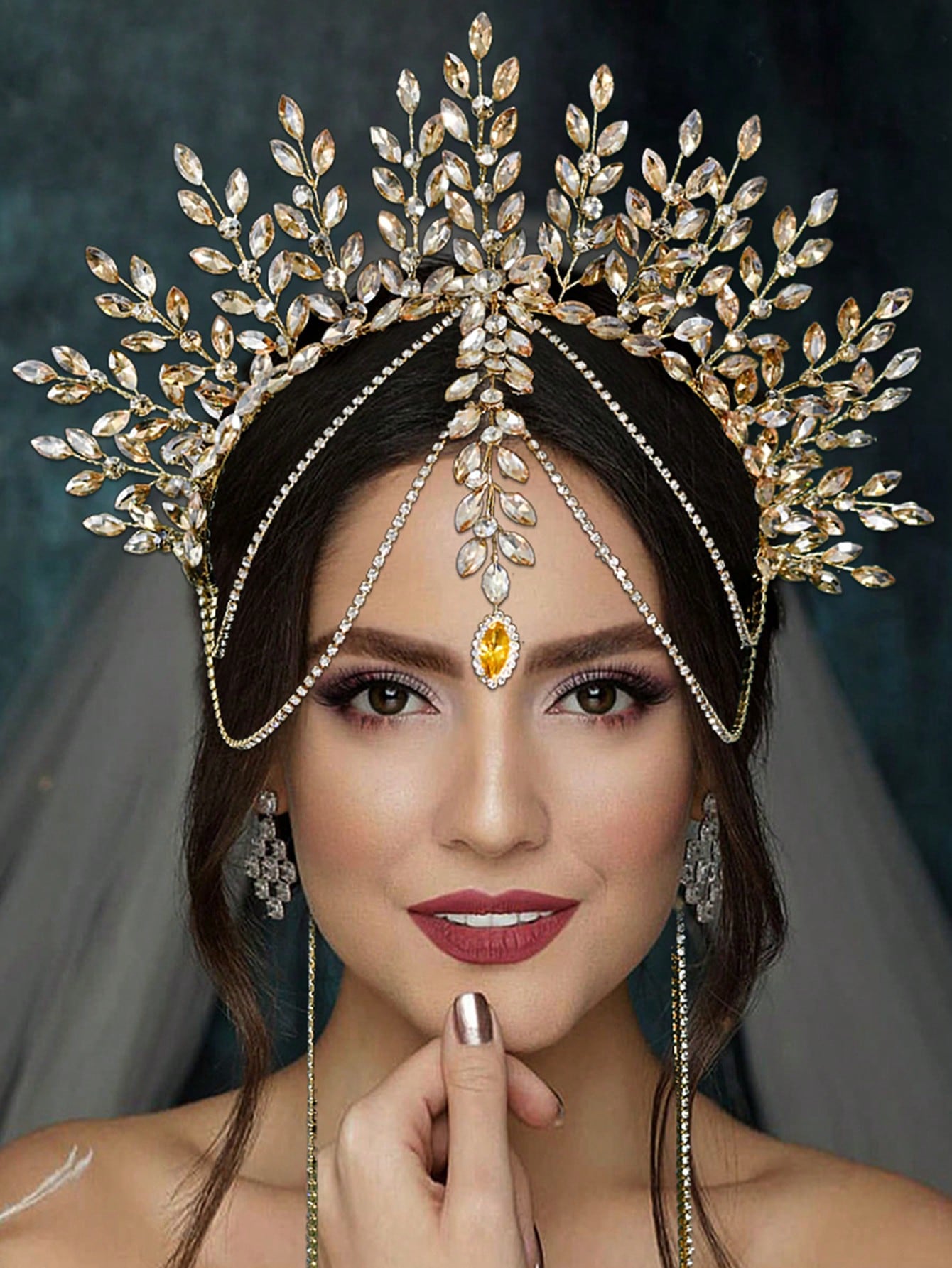 1pc Luxurious Bridal Crown Hea - огляд і ціна Men'S Accessories Fashion