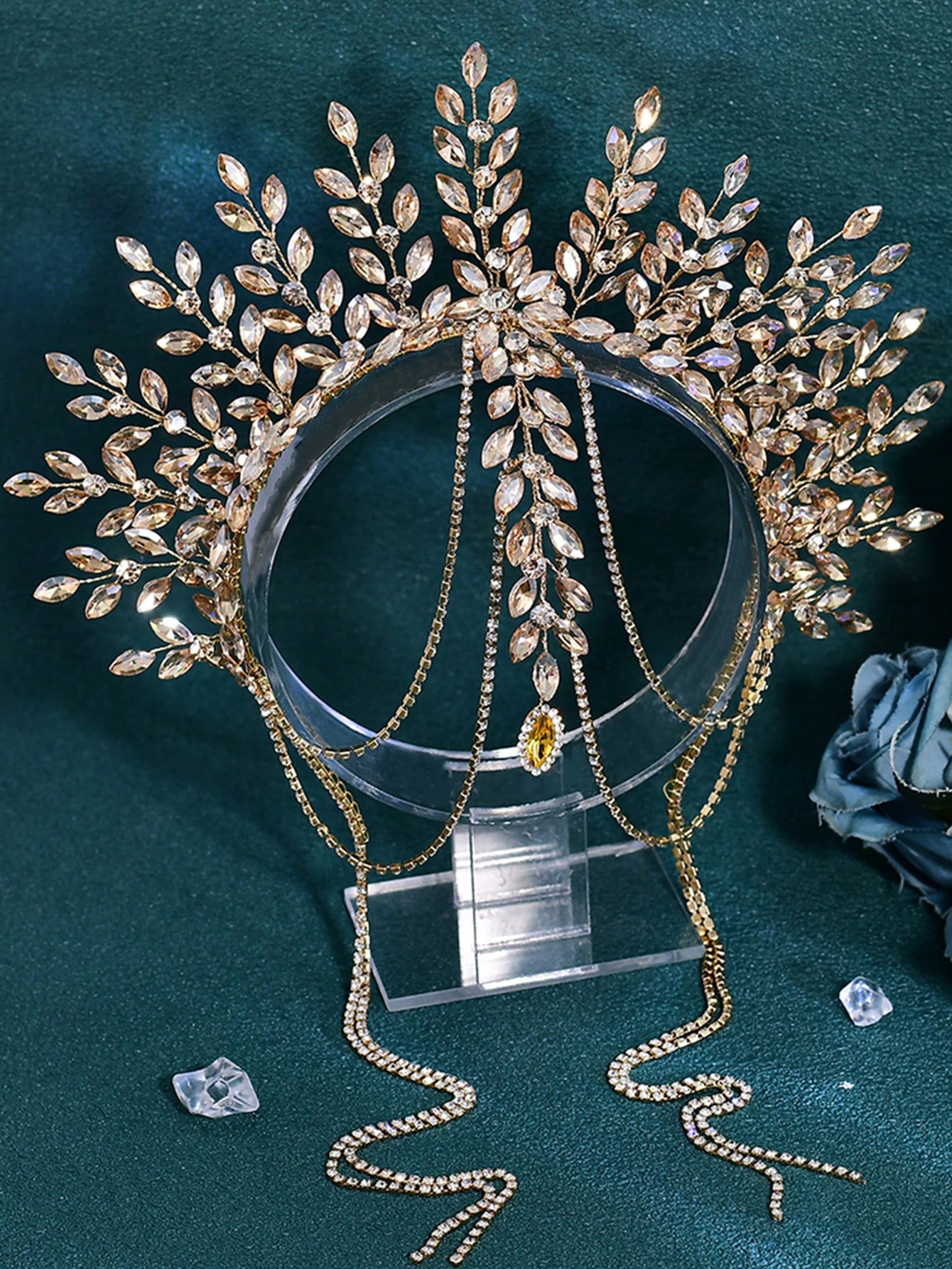 1pc Luxurious Bridal Crown Hea - огляд і ціна Men'S Accessories Fashion