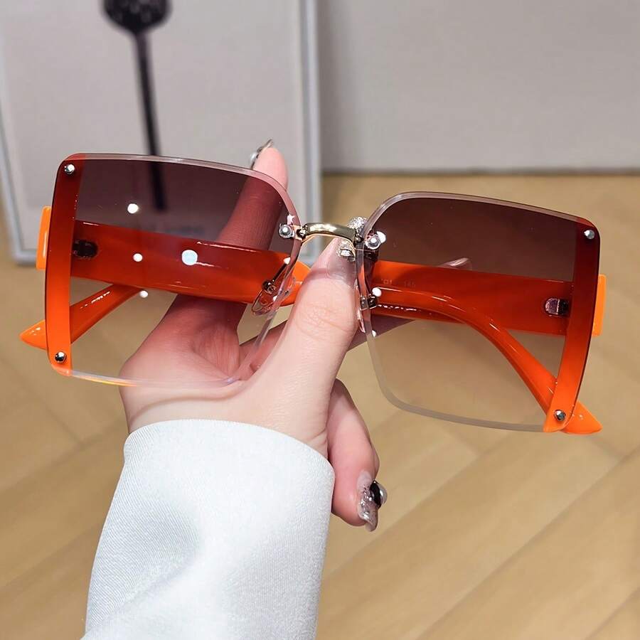 Oversized Frameless Square Gra - огляд і ціна Men'S Accessories Fashion