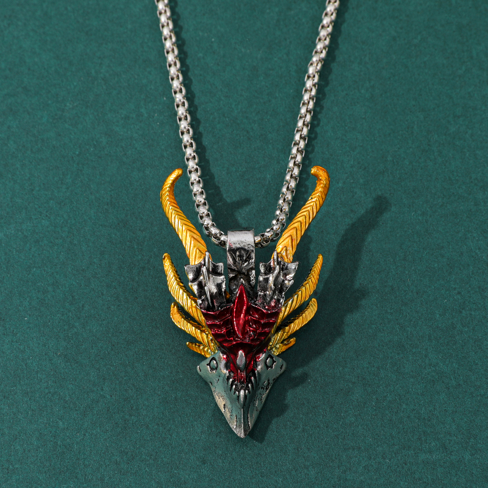 Retro Hip-Hop Evil Dragon Head - огляд і ціна Men'S Accessories Fashion