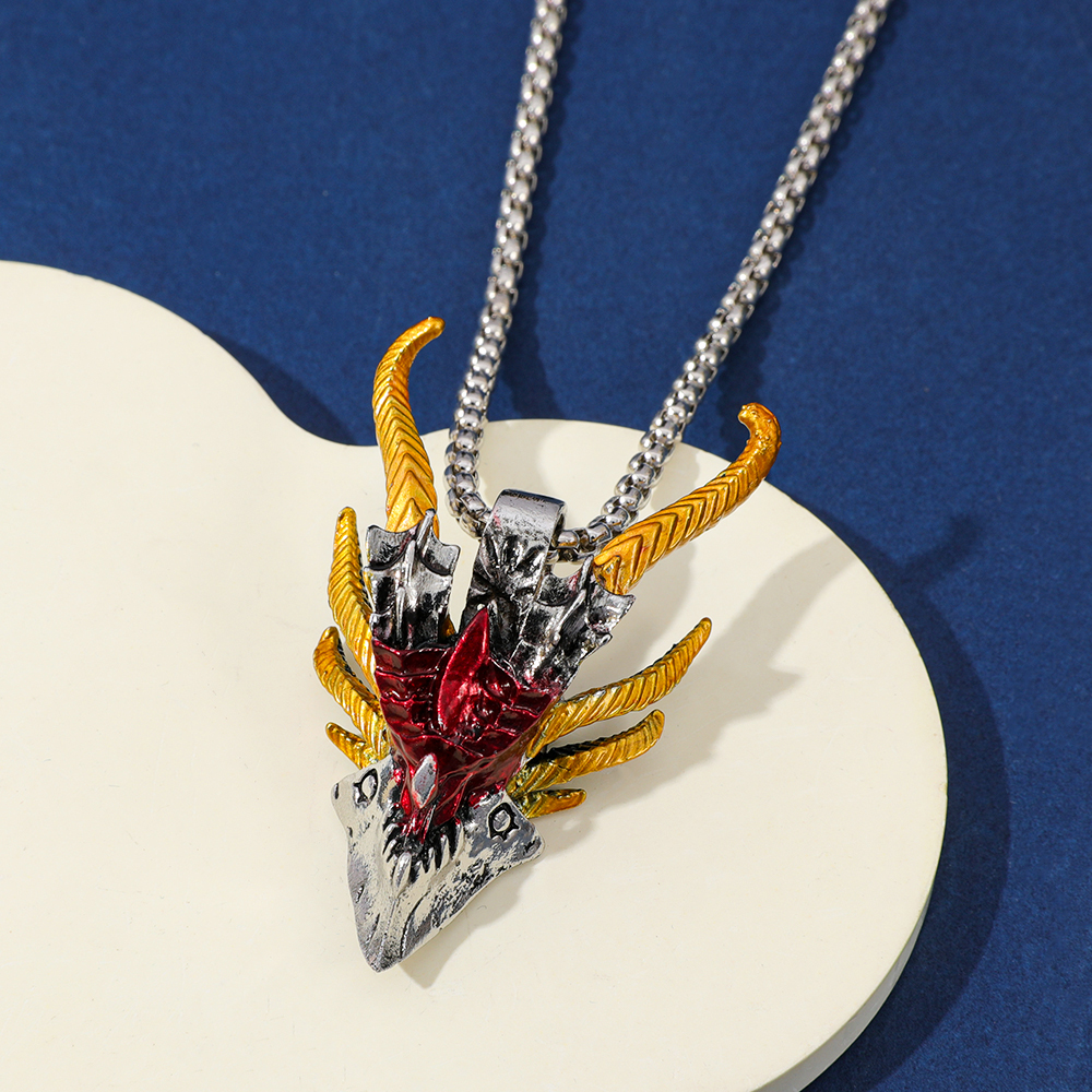 Retro Hip-Hop Evil Dragon Head - огляд і ціна Men'S Accessories Fashion