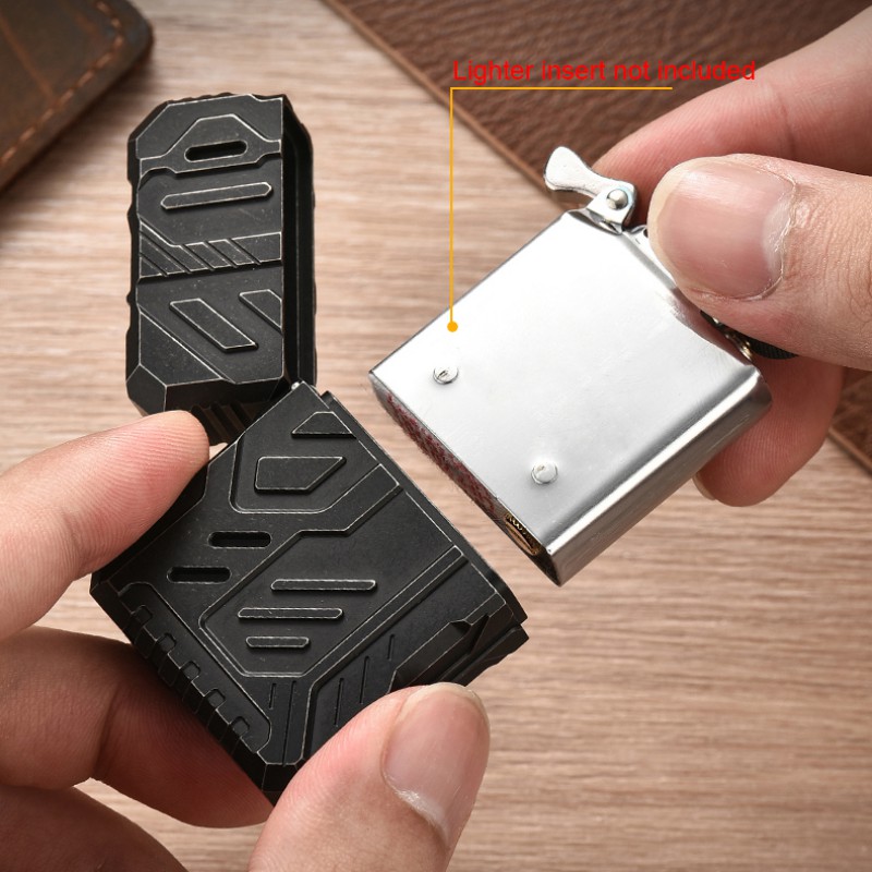 Titanium Alloy Lighter Case Me - огляд і ціна Lighter Windproof