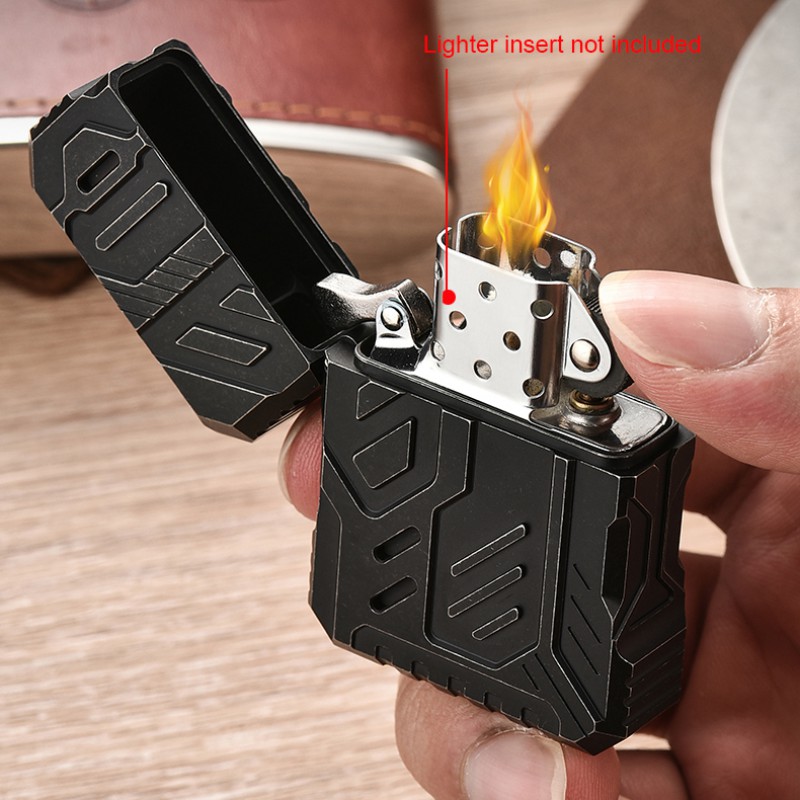 Titanium Alloy Lighter Case Me - огляд і ціна Lighter Windproof