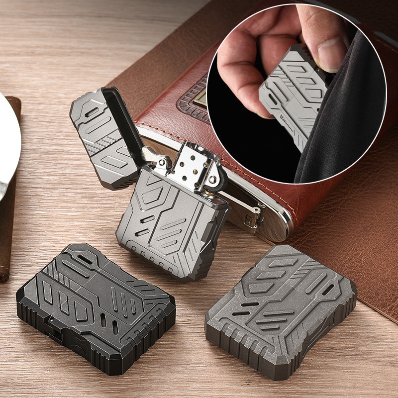 Titanium Alloy Lighter Case Me - огляд і ціна Lighter Windproof