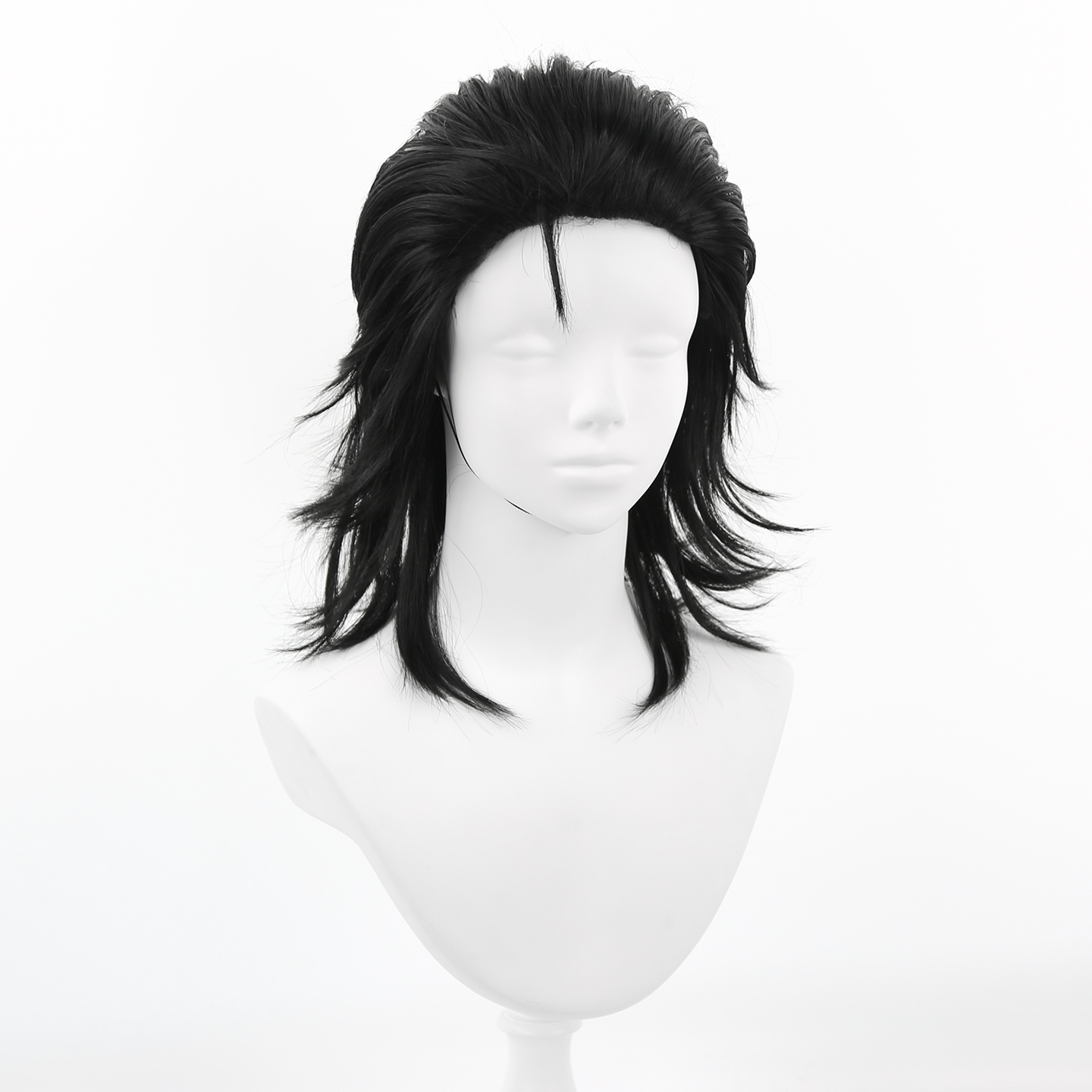 Men Black Synthetic Hair Mulle - огляд і ціна Men'S Accessories In The 80S