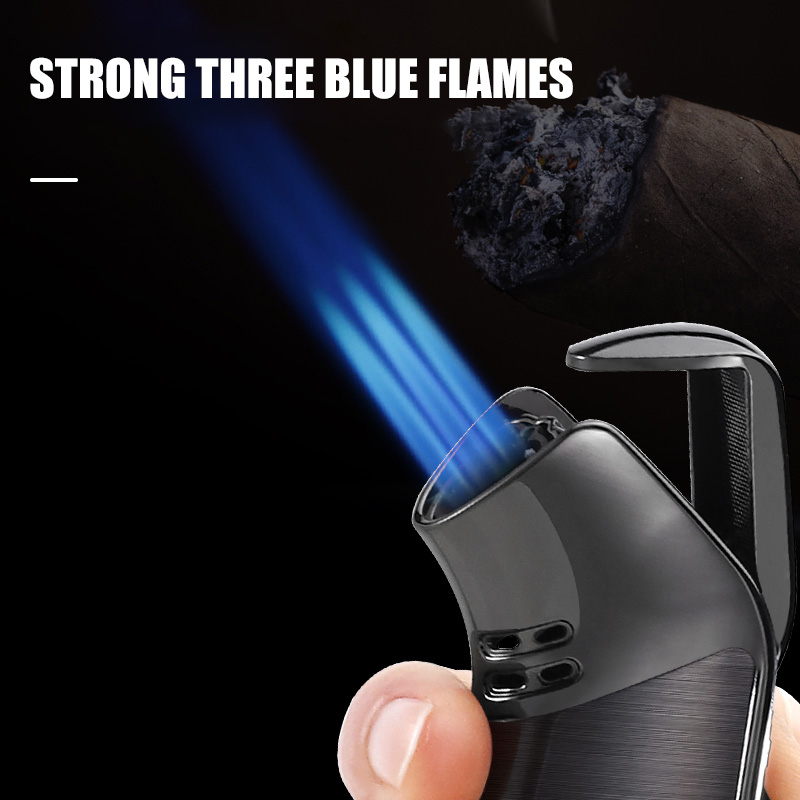 Windproof Three Blue Flame Inf - огляд і ціна Lighter Windproof