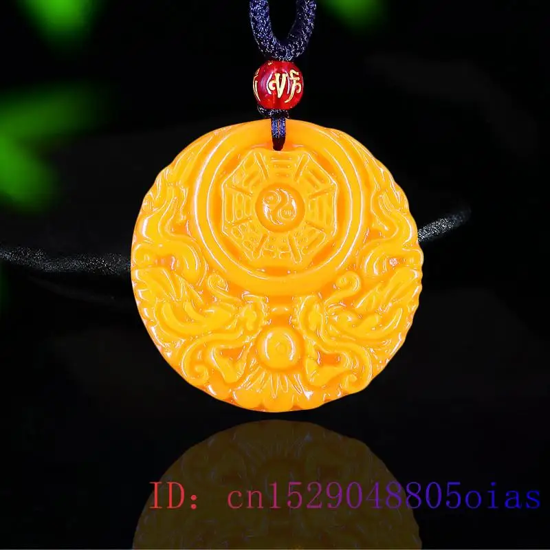 Yellow Jade Dragon Pendant Gif - огляд і ціна Men Accessories Jewellery