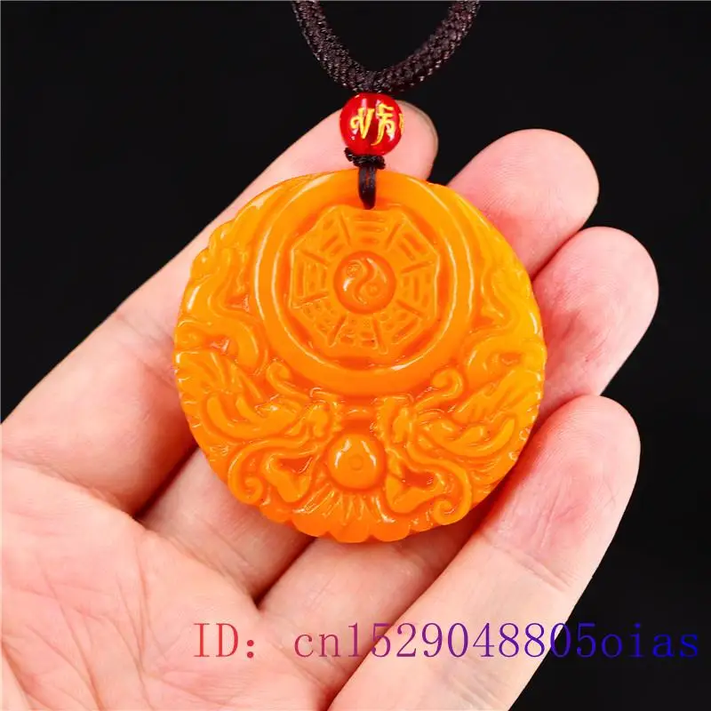 Yellow Jade Dragon Pendant Gif - огляд і ціна Men Accessories Jewellery