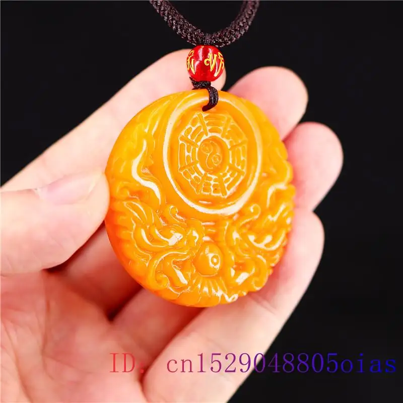 Yellow Jade Dragon Pendant Gif - огляд і ціна Men Accessories Jewellery