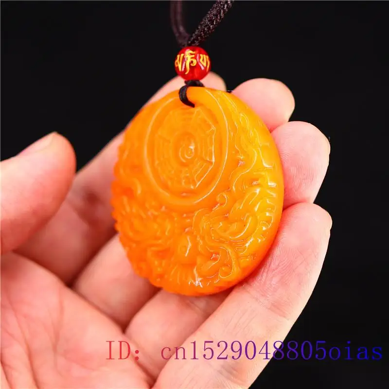 Yellow Jade Dragon Pendant Gif - огляд і ціна Men Accessories Jewellery