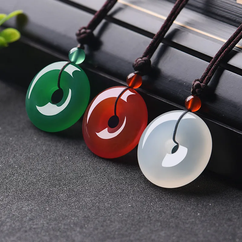 Natural Multicolor Jade Doughn - огляд і ціна Men Accessories Jewellery