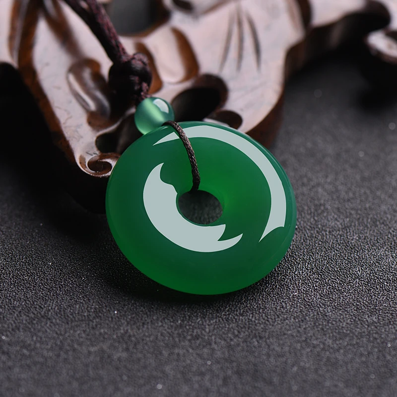Natural Multicolor Jade Doughn - огляд і ціна Men Accessories Jewellery