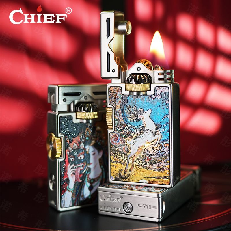 CHIEF Retro Oil Lighter Windpr - огляд і ціна Lighter Windproof