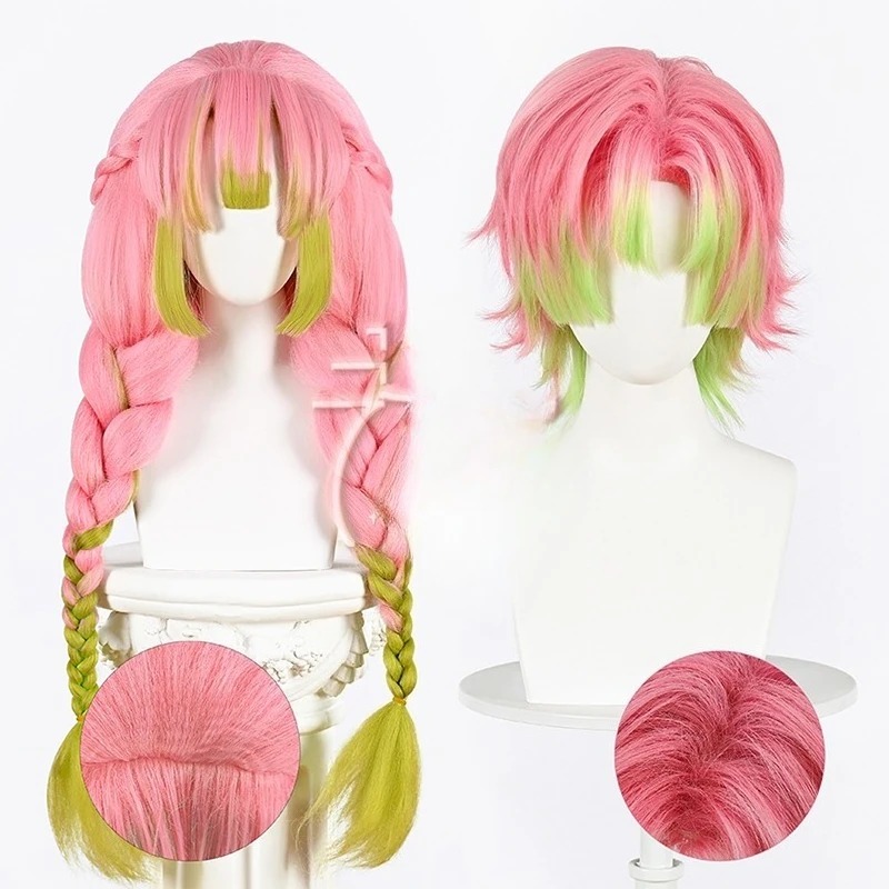 Kanroji Mitsuri Cosplay Wig Pi - огляд і ціна Men'S Accessories With Suits