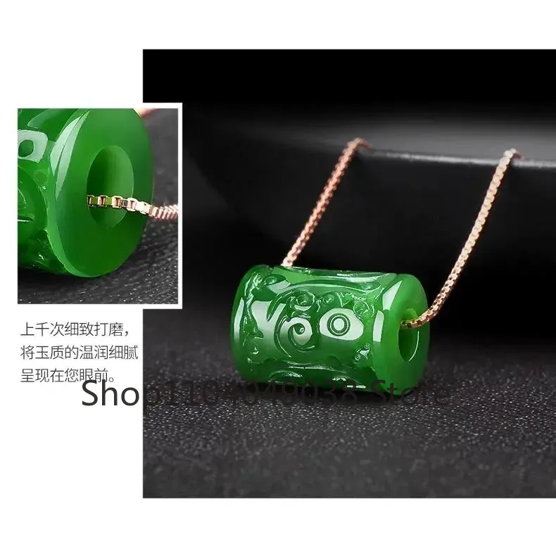 Natural Green Jade Money Beads - огляд і ціна Men Accessories Jewellery