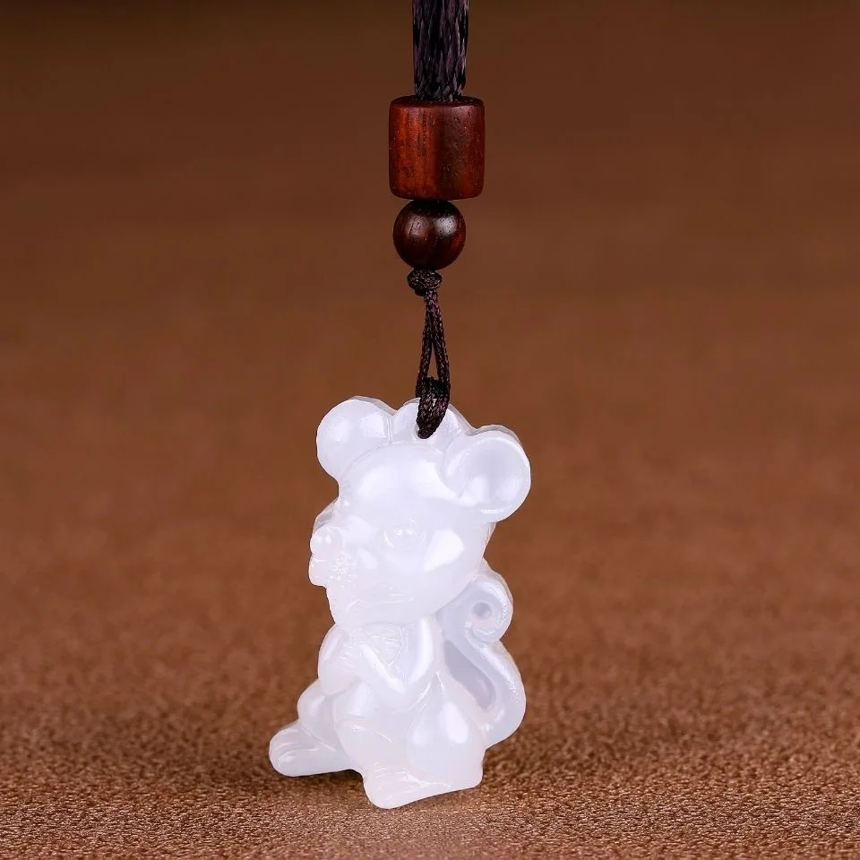 Natural Afghan White Jade Chin - огляд і ціна Men Accessories Jewellery
