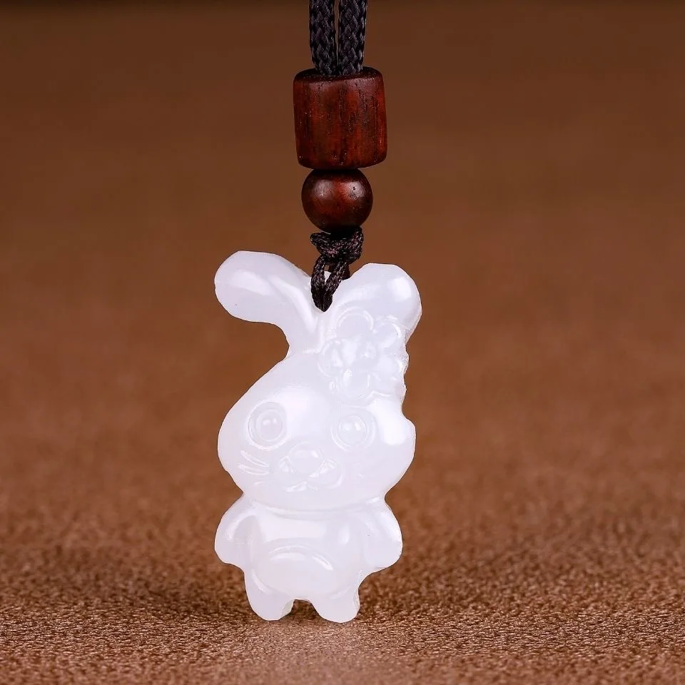 Natural Afghan White Jade Chin - огляд і ціна Men Accessories Jewellery