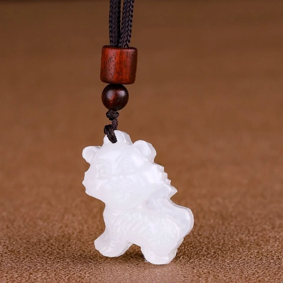 Natural Afghan White Jade Chin - огляд і ціна Men Accessories Jewellery