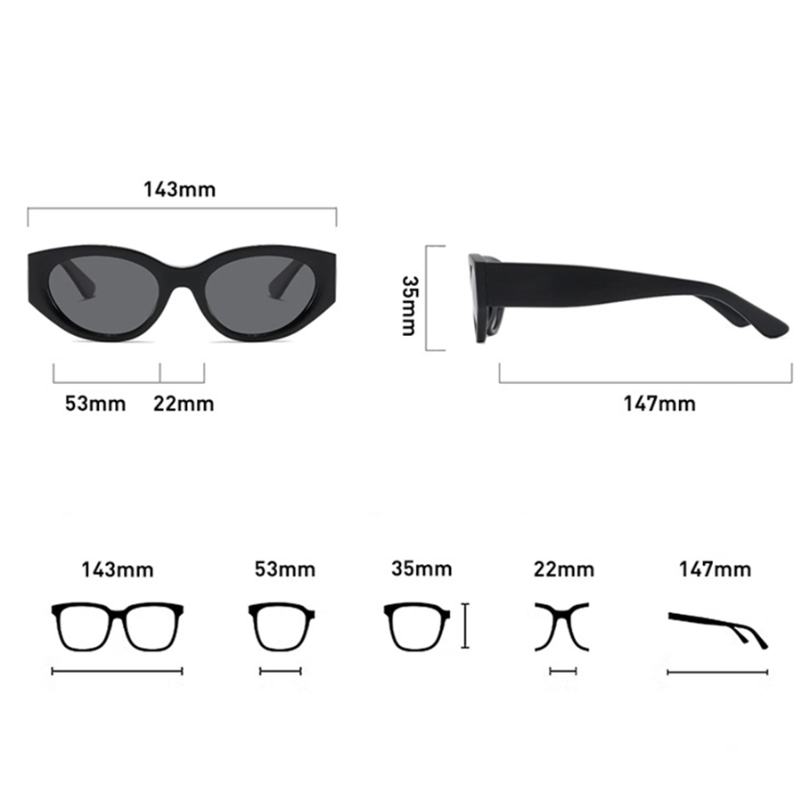 Women Men Classic Cat-Eye Pola - огляд і ціна Men'S Accessories Fashion