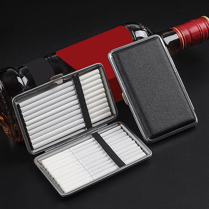 PU Leather Cigarettes Box Comp - огляд і ціна Men Accessories Gadgets