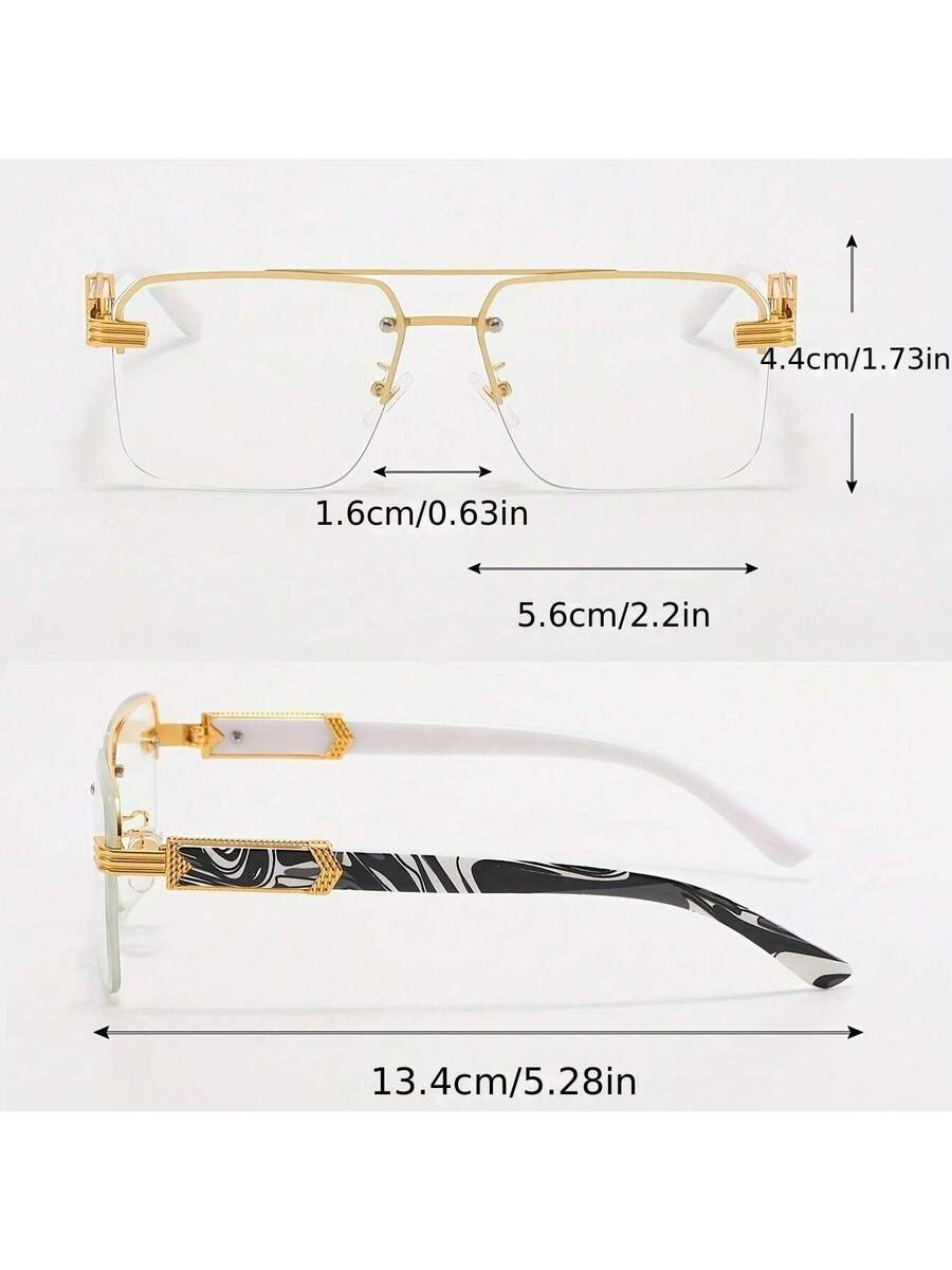 Mens Half-Frame Eyewear With T - огляд і ціна Men'S Accessories Fashion