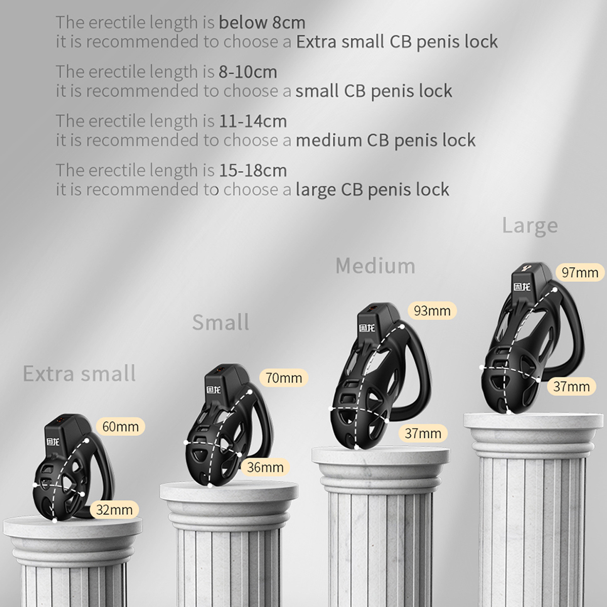 Male Chastity Cage Penis Lock  - огляд і ціна Men Accessories Usa