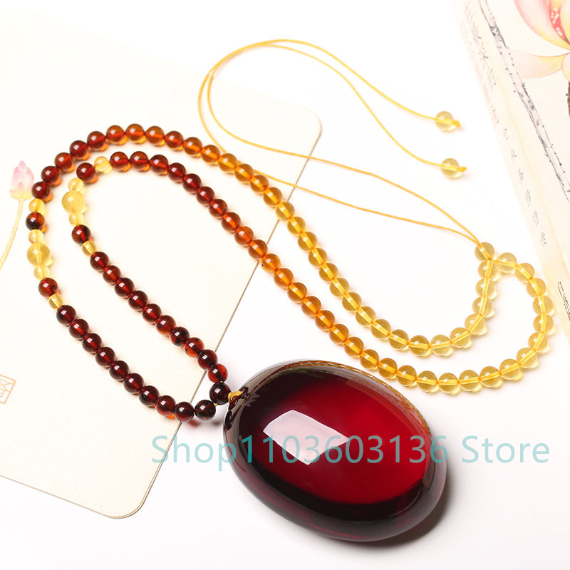 Natural Burgundy Amber Beeswax - огляд і ціна Men Accessories Jewellery