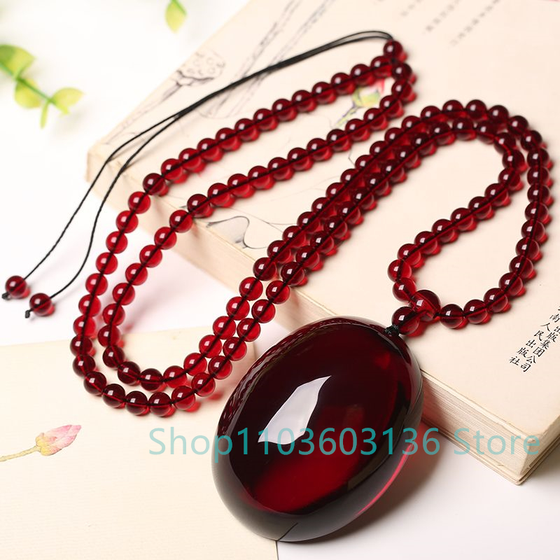 Natural Burgundy Amber Beeswax - огляд і ціна Men Accessories Jewellery