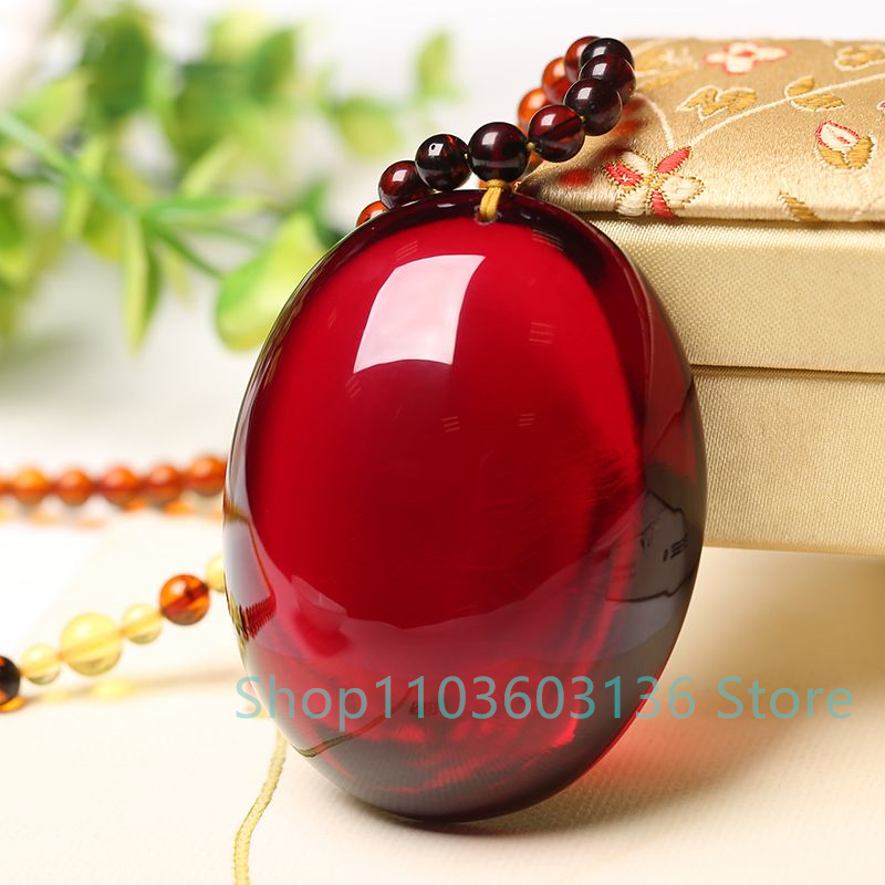 Natural Burgundy Amber Beeswax - огляд і ціна Men Accessories Jewellery
