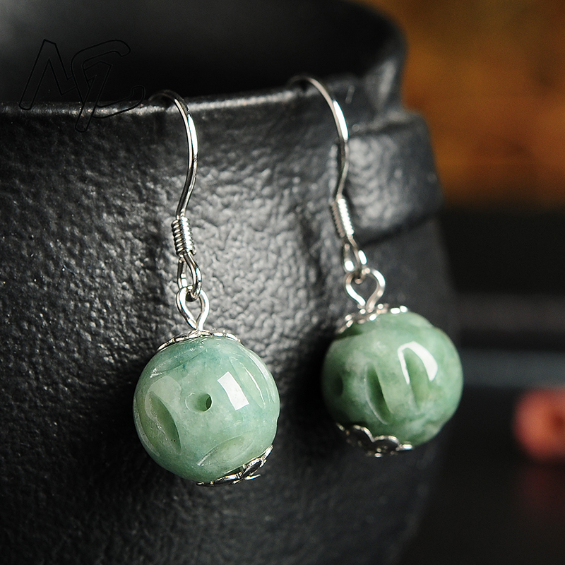 Natural Emerald Hollow Bead Ja - огляд і ціна Men Accessories Jewellery