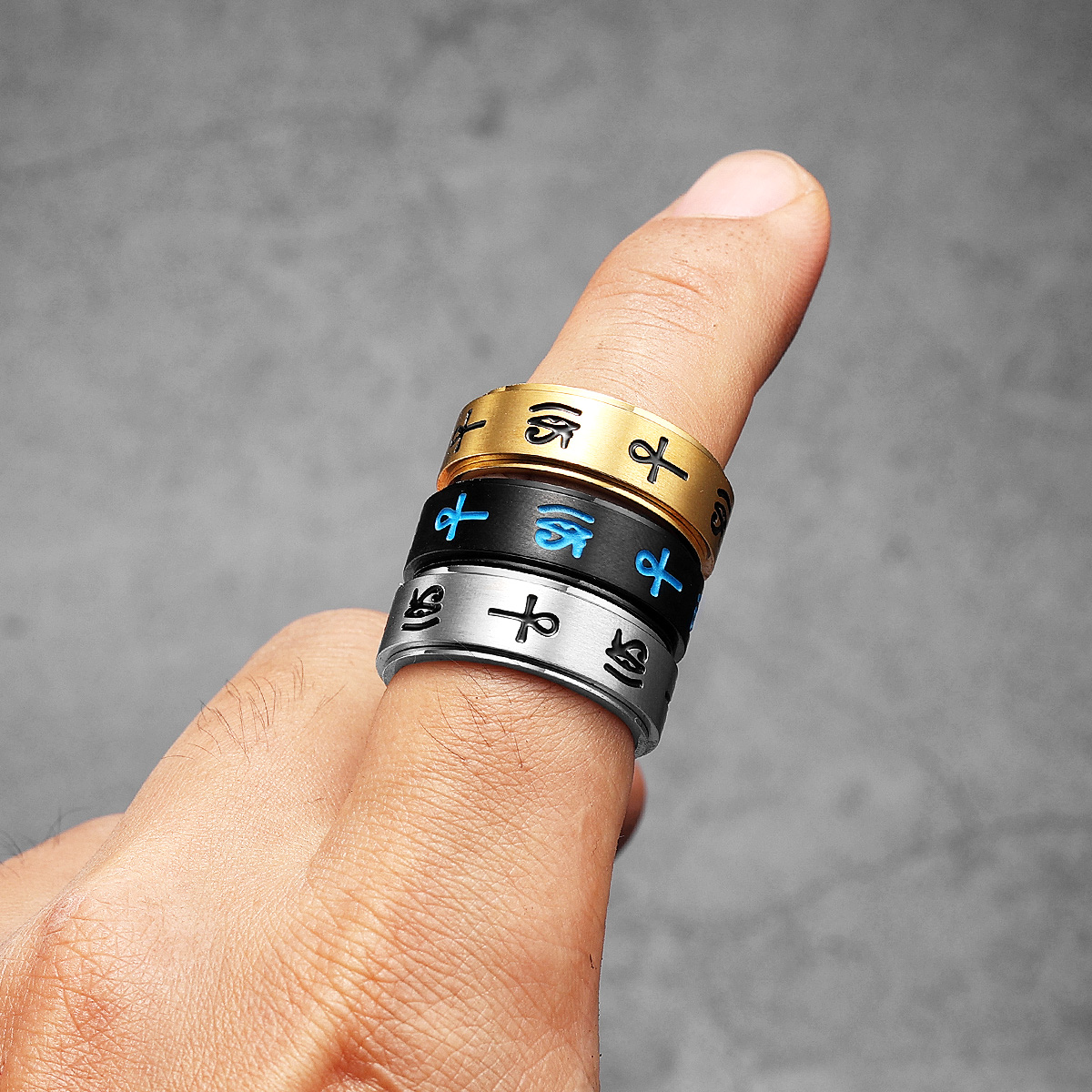 Egypt Eye of Horus Men Rings S - огляд і ціна Men Accessories Egypt