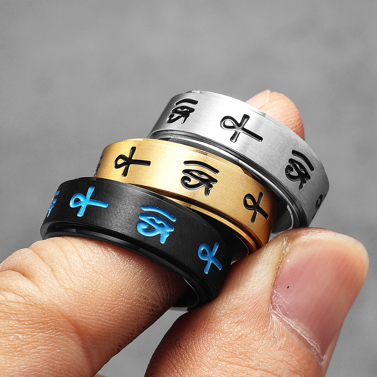 Egypt Eye of Horus Men Rings S - огляд і ціна Men Accessories Egypt