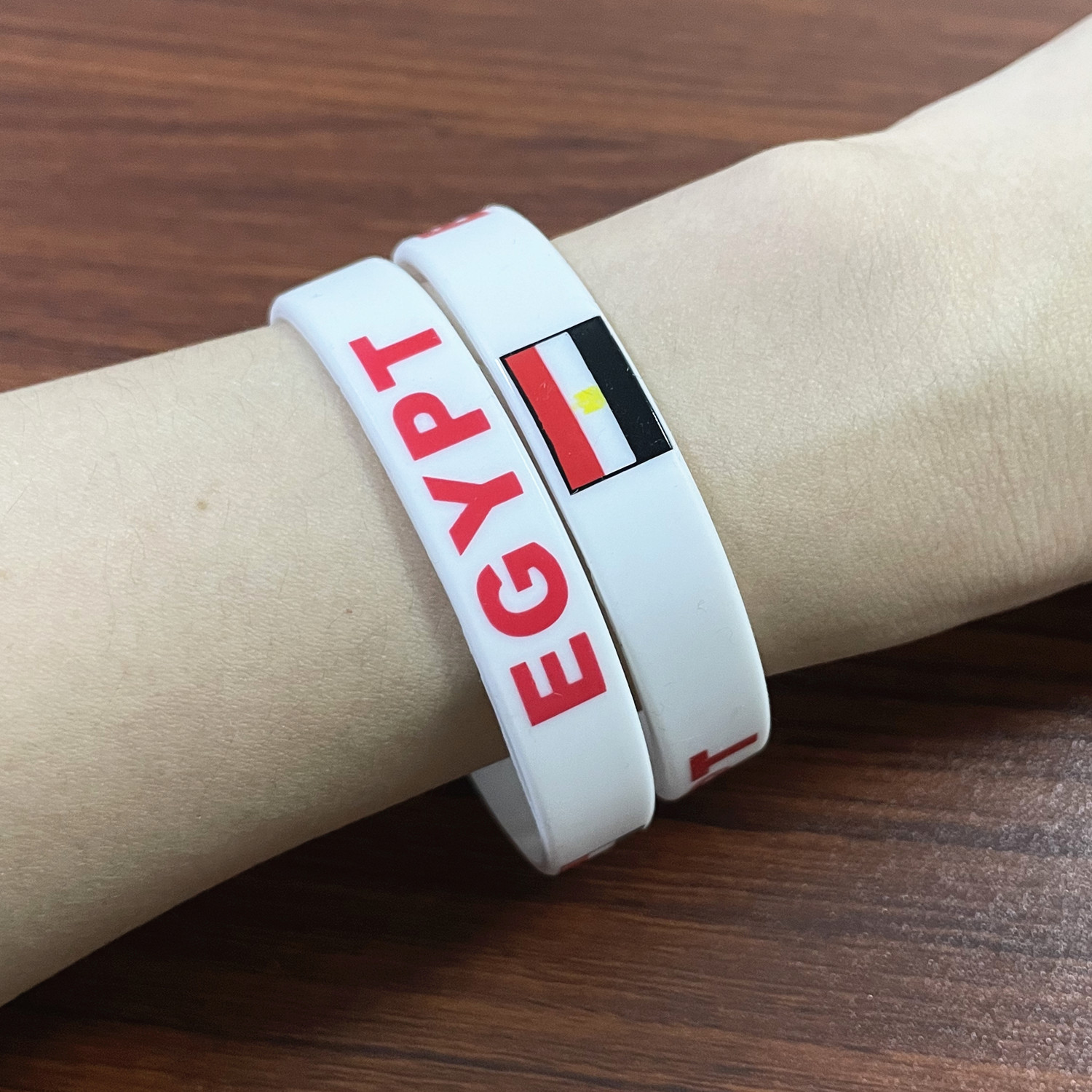 2pcs Egypt Flag Silicone Brace - огляд і ціна Men Accessories Egypt