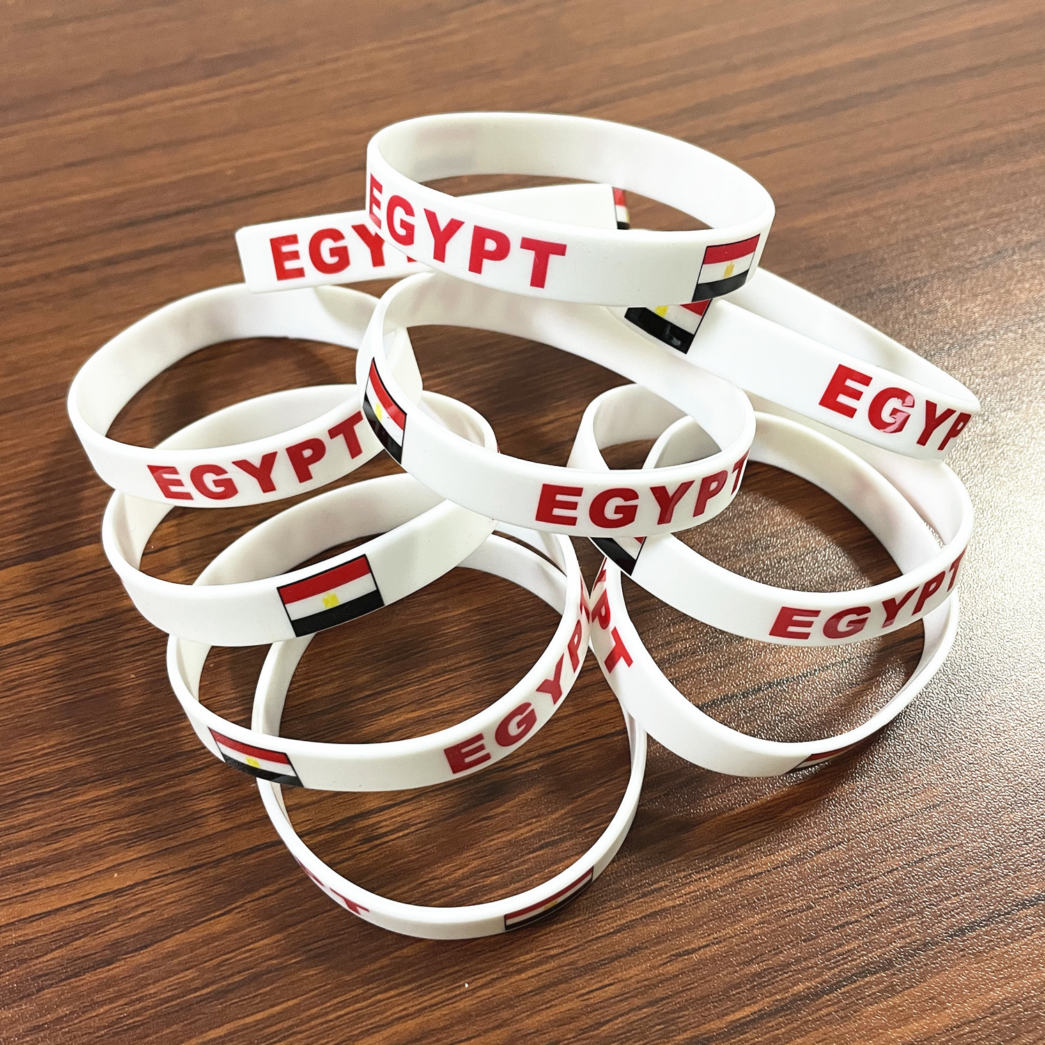 2pcs Egypt Flag Silicone Brace - огляд і ціна Men Accessories Egypt
