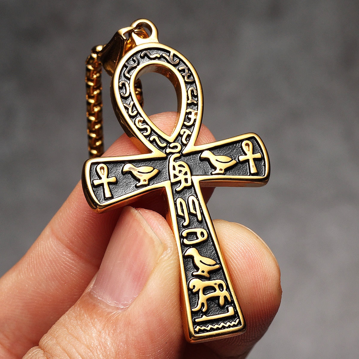 Egypt Cross Men Necklaces Stai - огляд і ціна Men Accessories Egypt