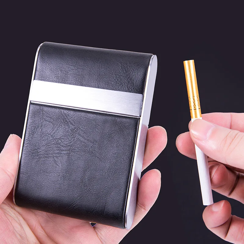 Leather Metal Cigarette Case,  - огляд і ціна Men Accessories Usa